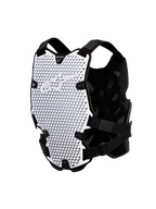 Alpinestars Bionic Action Brustschutz, Motocross-Körperschutz, Weiß und Schwarz, CE-zertifiziert, mit A-Morph Technology.