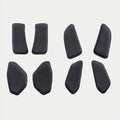 Alpinestars BNS Soft Pad Set, Schwarz, achtteiliges Ersatz-Komfortpolster-Set für BNS-Nackenstützsysteme, geformte Schaumstoffeinlagen für MTB- und Offroad-Einsätze