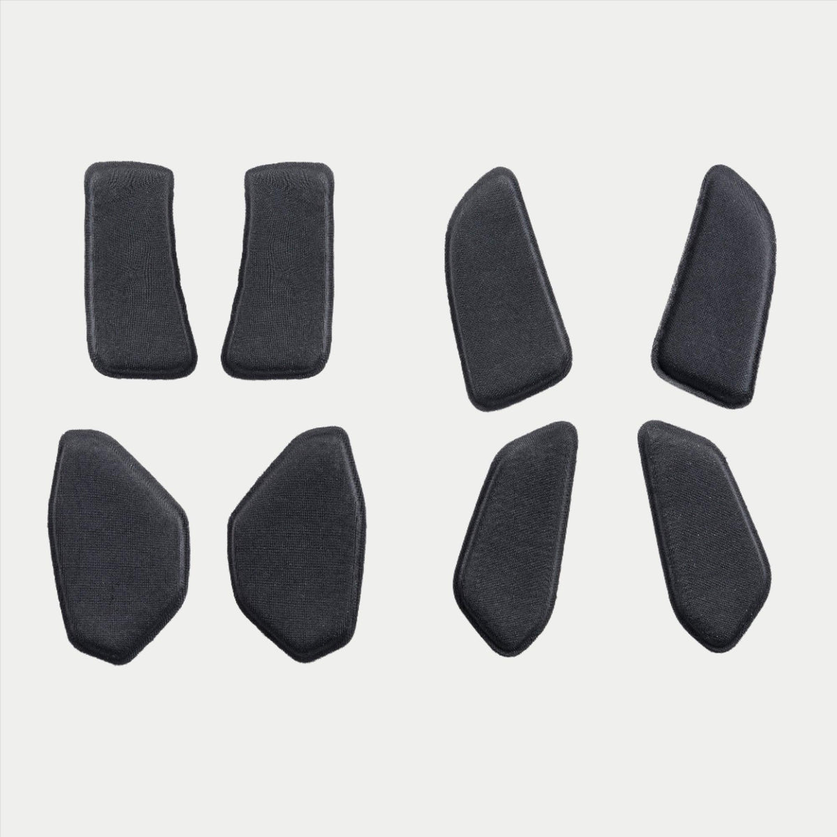 Alpinestars BNS Soft Pad Set, Schwarz, achtteiliges Ersatz-Komfortpolster-Set für BNS-Nackenstützsysteme, geformte Schaumstoffeinlagen für MTB- und Offroad-Einsätze