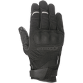 Alpinestars C-30 Drystar® Handschuhe, Schwarze Motorradhandschuhe, übergeformter Hartschalen-Knöchelschutz, Stretch-Textil- und Softshell-Konstruktion, Klettverschluss am Handgelenk, dezente graue reflektierende Akzente an den Fingern