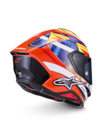 Alpinestars S-R7 Taiyo Furusato Helm, Integral-Motorradhelm, Rot, Weiß, Blau und Gelb, ECE-zertifiziert