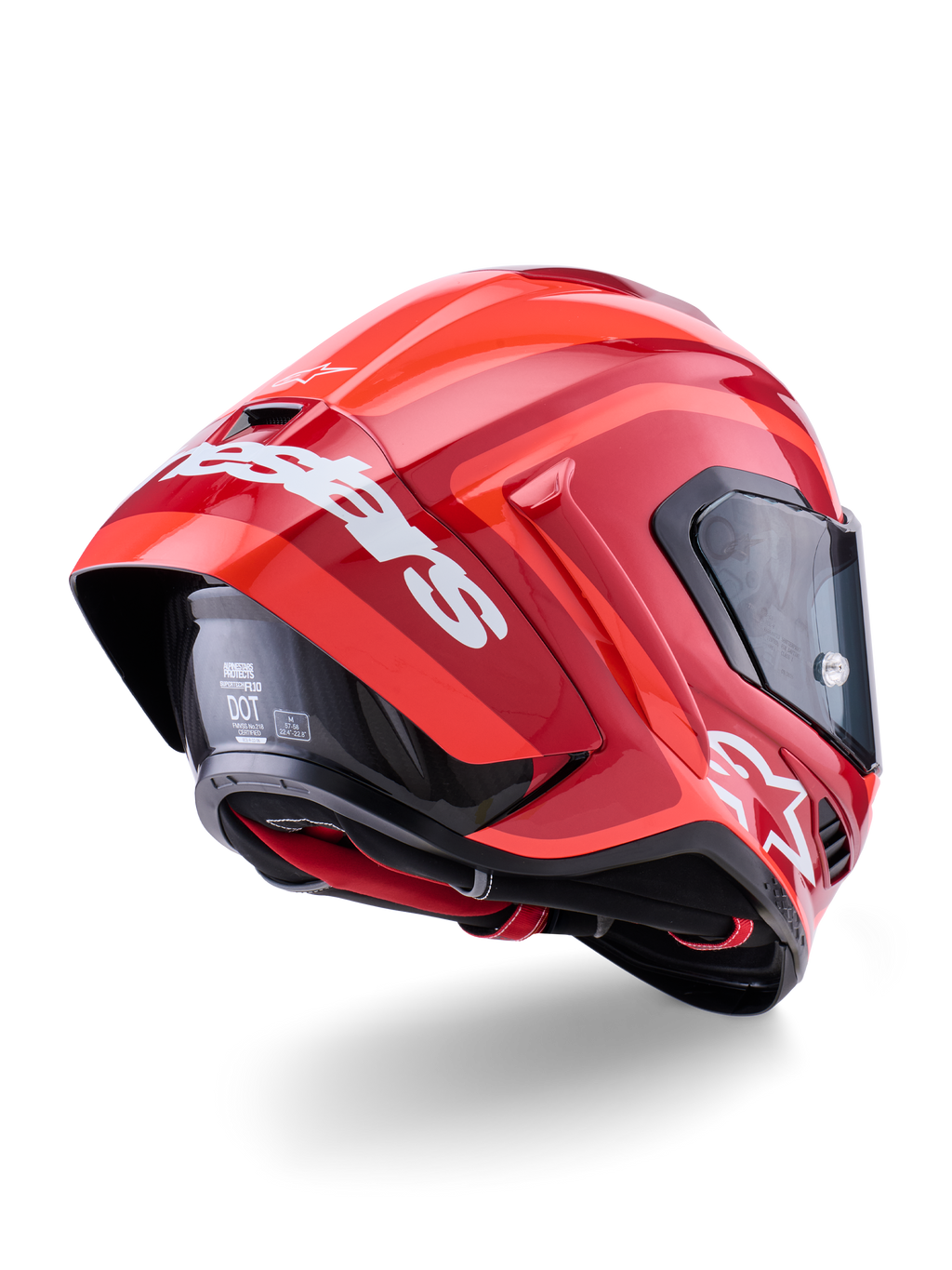 Supertech R10 Arius - Red Motorcycle Helmet