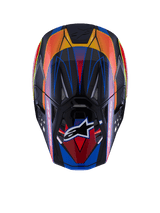 Supertech M10 Era ECE 22.06 Helmet Blue Red Yellow Fluo Glossy