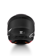 Alpinestars S-M7 Helm Solid ECE06, Motocross-Helm, R%fckansicht, Mattschwarz, Gr%f%dfe M, ECE 22.06 zertifiziert.