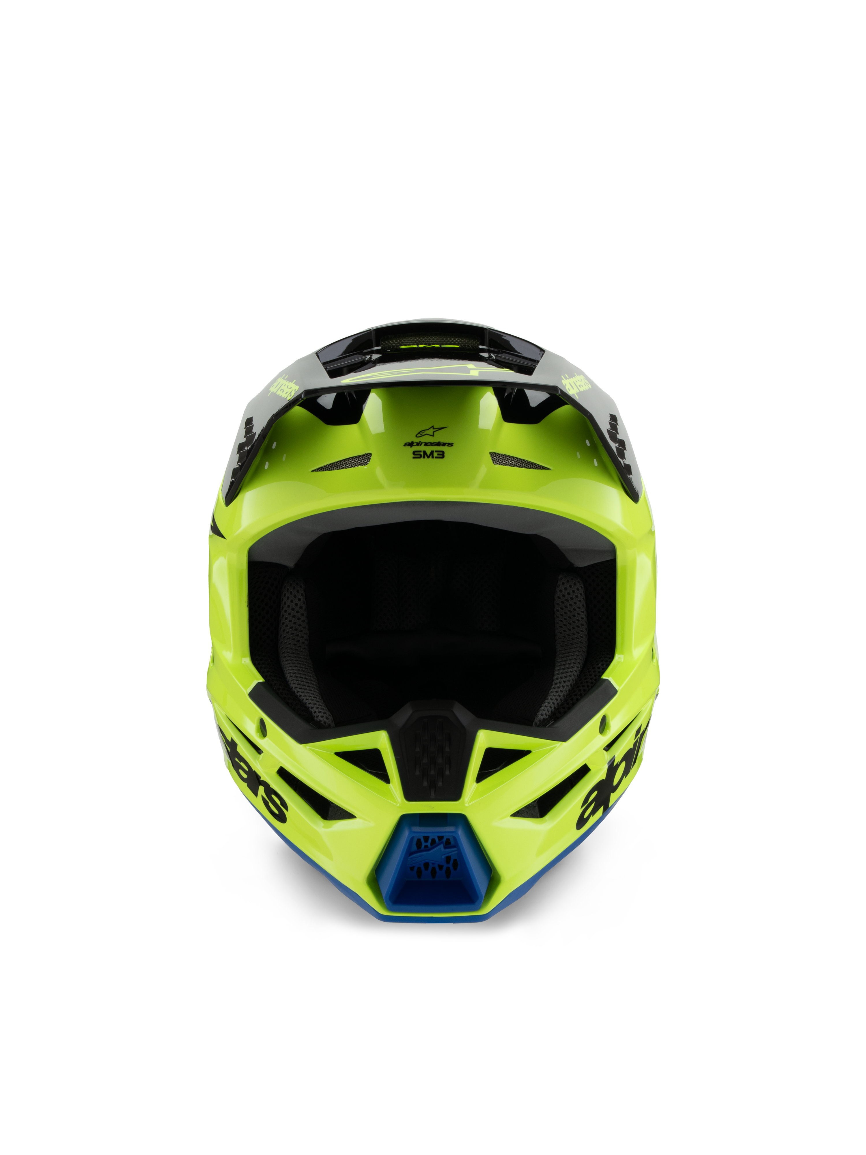 SM3 Youth Radium - Yellow MX Helmet