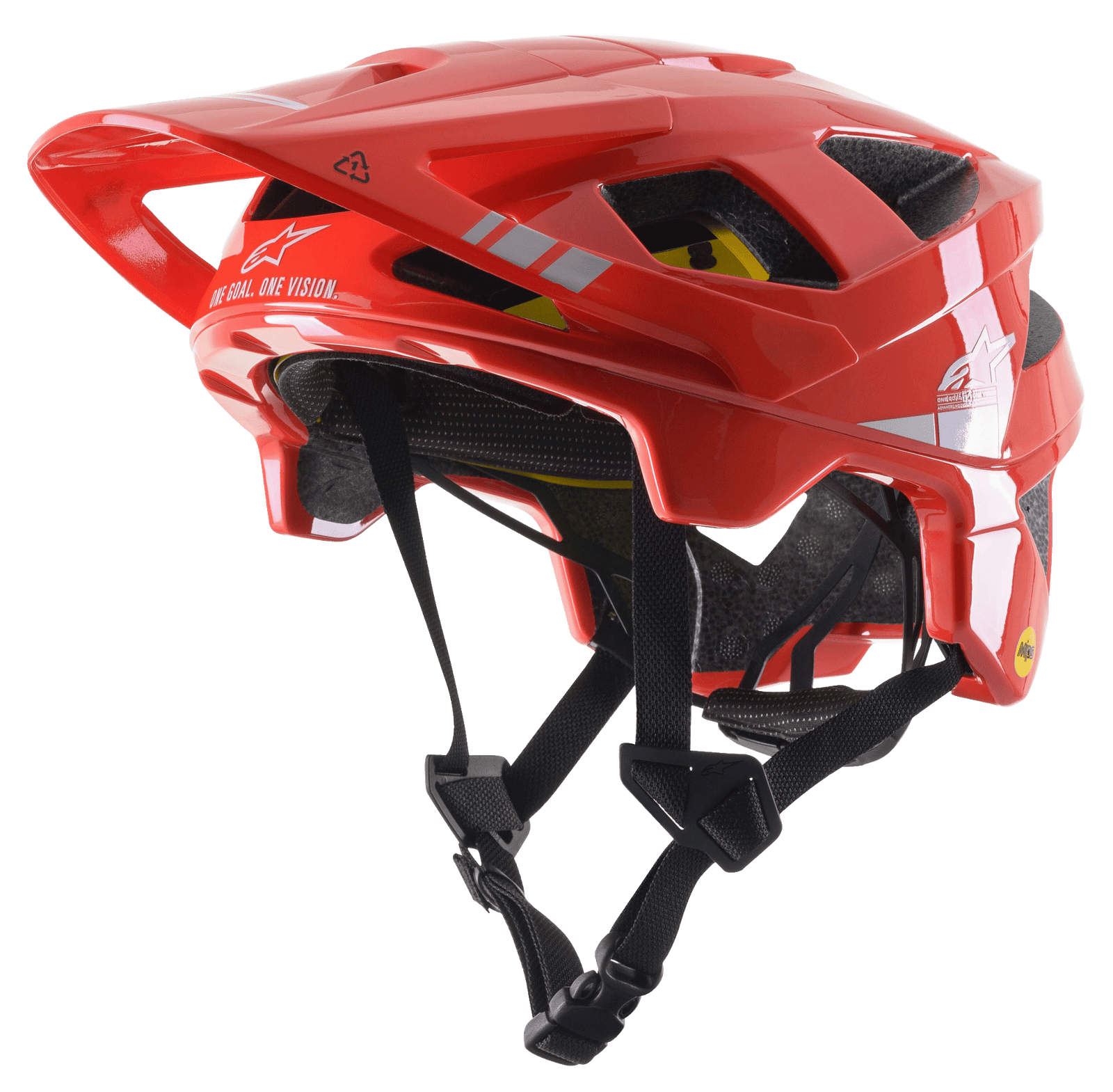 fahrradhelm grafik Vector Tech A2 - Rot MTB Helm