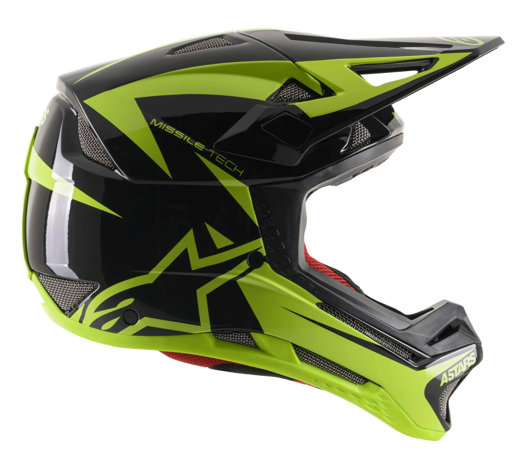 XS / Schwarz Gelb Fluo Glänzend