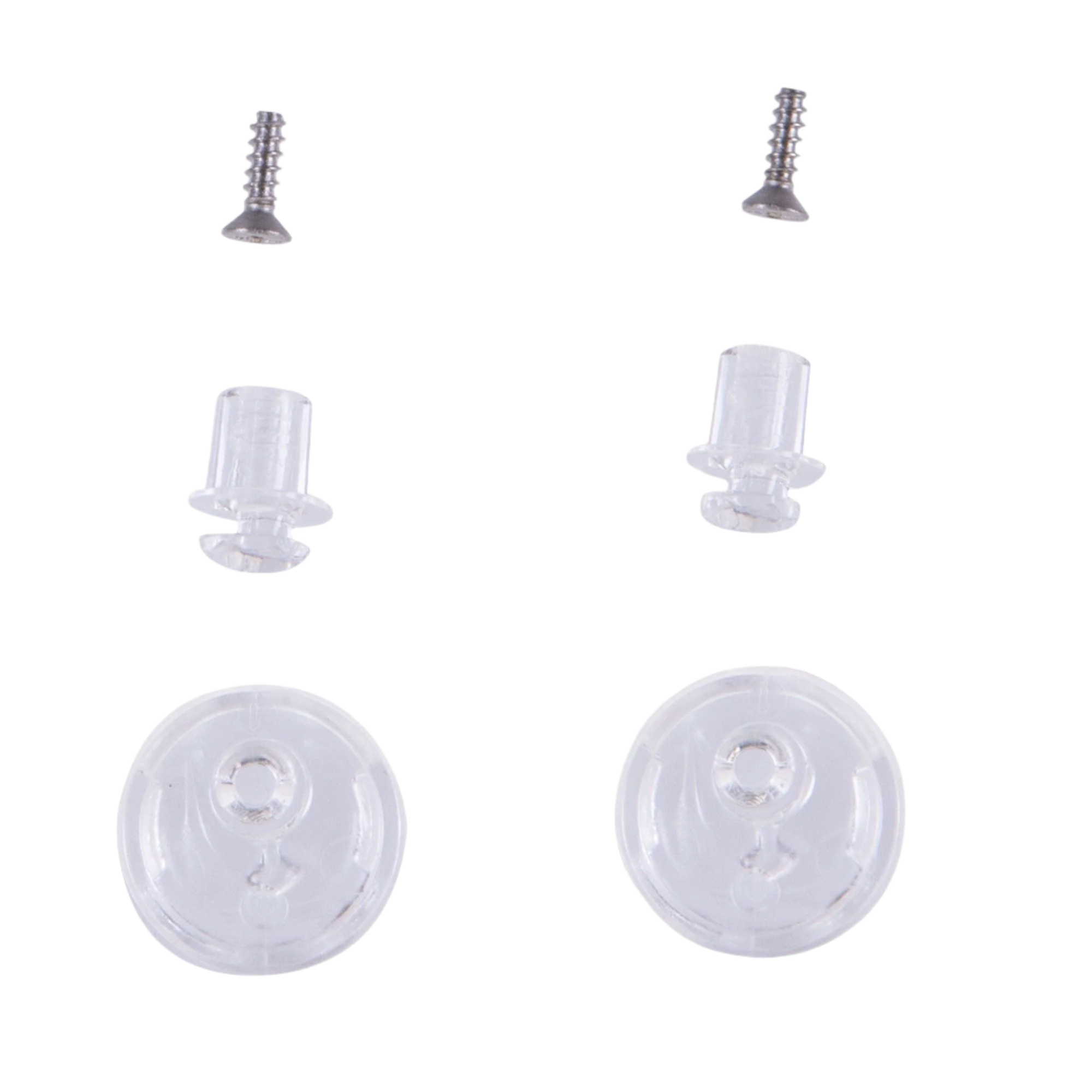 Alpinestars Pinlock Tear Off Stifte-Set, Helmzubehör, Transparent, durchsichtige Kunststoffstifte und kleine Metallschrauben, Ersatzteile für Supertech R10 Motorradhelm-Visiere