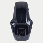 Alpinestars Supertech R10 Obere Belüftung, Helm-Zubehör, Schwarz Hochglanz, Ersatzteil für S-R10 Helme mit Hochglanz-Finish und geprägtem Logo