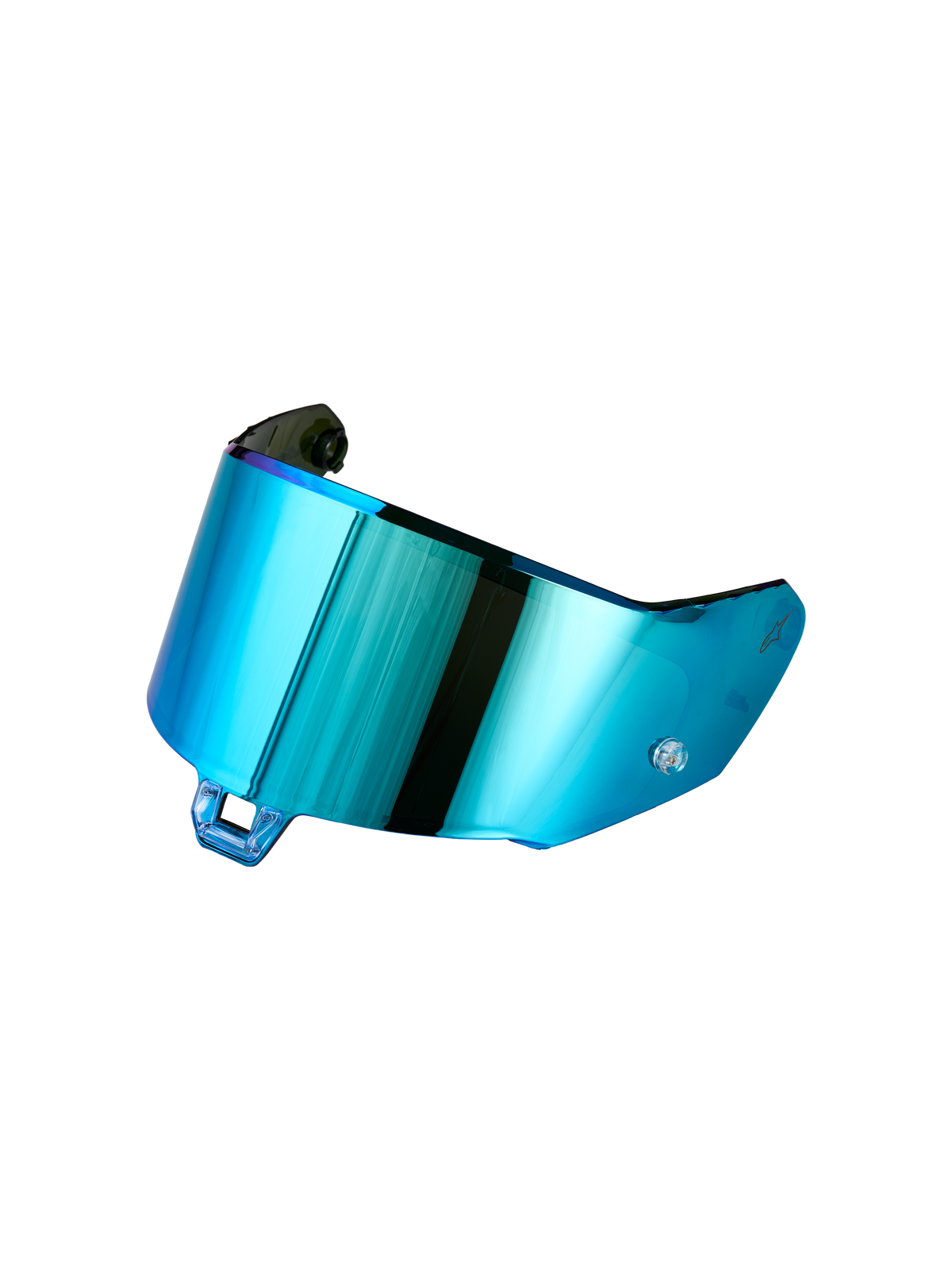 Alpinestars Absolute Vision Shield V2, Motorradhelm-Visor für den Rennsport, Spiegelblau, synthetische Konstruktion