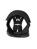 Alpinestars S-M3 Kronenpolster, Ersatz-Innenfutter für Motorradhelme, Schwarz und Grau, perforiertes Belüftungsdesign, Schaumstoffpolsterung mit Mesh-Gewebe, ergonomische Innenpolsterung für Komfort und Schutz