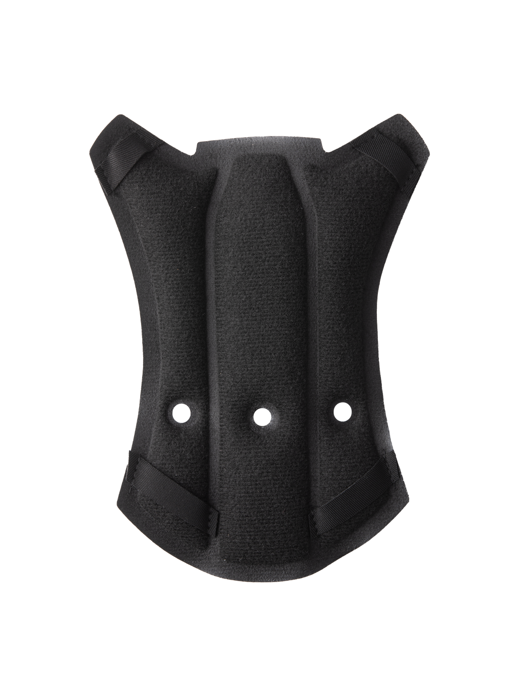 Alpinestars S-M7 Top Pad, Helmet Accessory, Black, contoured padded design with three ventilation holes and corner attachment straps, synthetic fabric for motocross helmet comfort