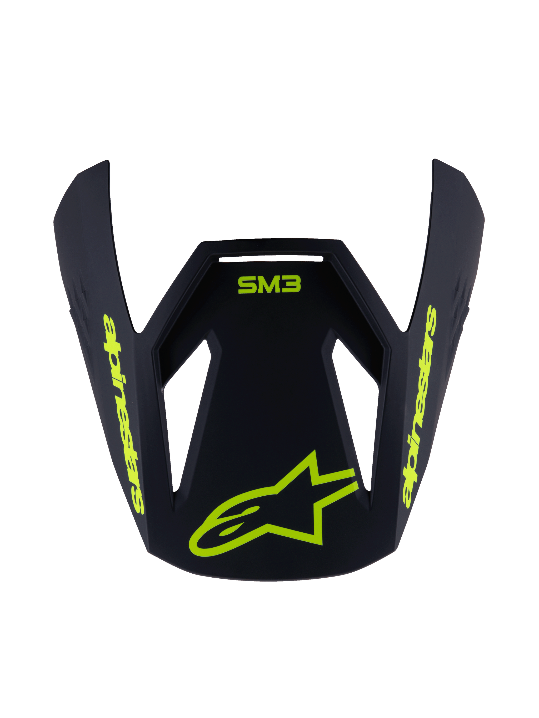 S-M3 Youth Radium Visor - Black Yellow Fluo Matte
