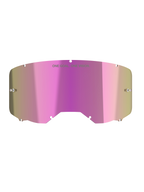 Alpinestars Vision 8-5-3 Mirror Pink Linse, rosa verspiegelte MX-Ersatzscheibe mit One Goal. One Vision. Aufdruck.