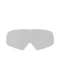 Alpinestars Vision Youth Smoke Lens, Ersatzscheibe für Jugend-Motocross-Brillen, Medium Smoke getönt, gebogenes Polycarbonat-Design mit integrierten Abreißstiften und Sieben-Schlüsselloch-Verriegelungssystem