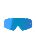 Alpinestars Vision Youth Mirror Lens, blau verspiegelte Ersatzlinse, gebogenes Polycarbonat-Design mit Sieben-Schlüssel-Loch-Verriegelungssystem und Abreißstiften, Jugend-Motocross-Zubehör