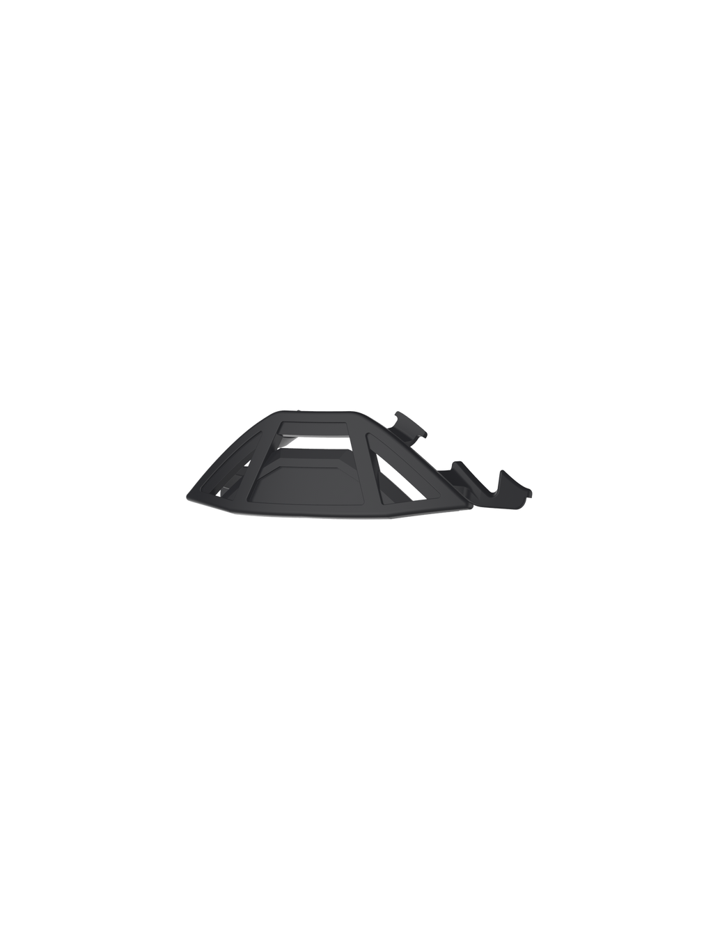 Alpinestars Supertech Nasenschutz-Ersatz, schwarzes Motocross-Schutzbrillenzubehör aus Kunststoff für Offroad-Schutz und Passform.