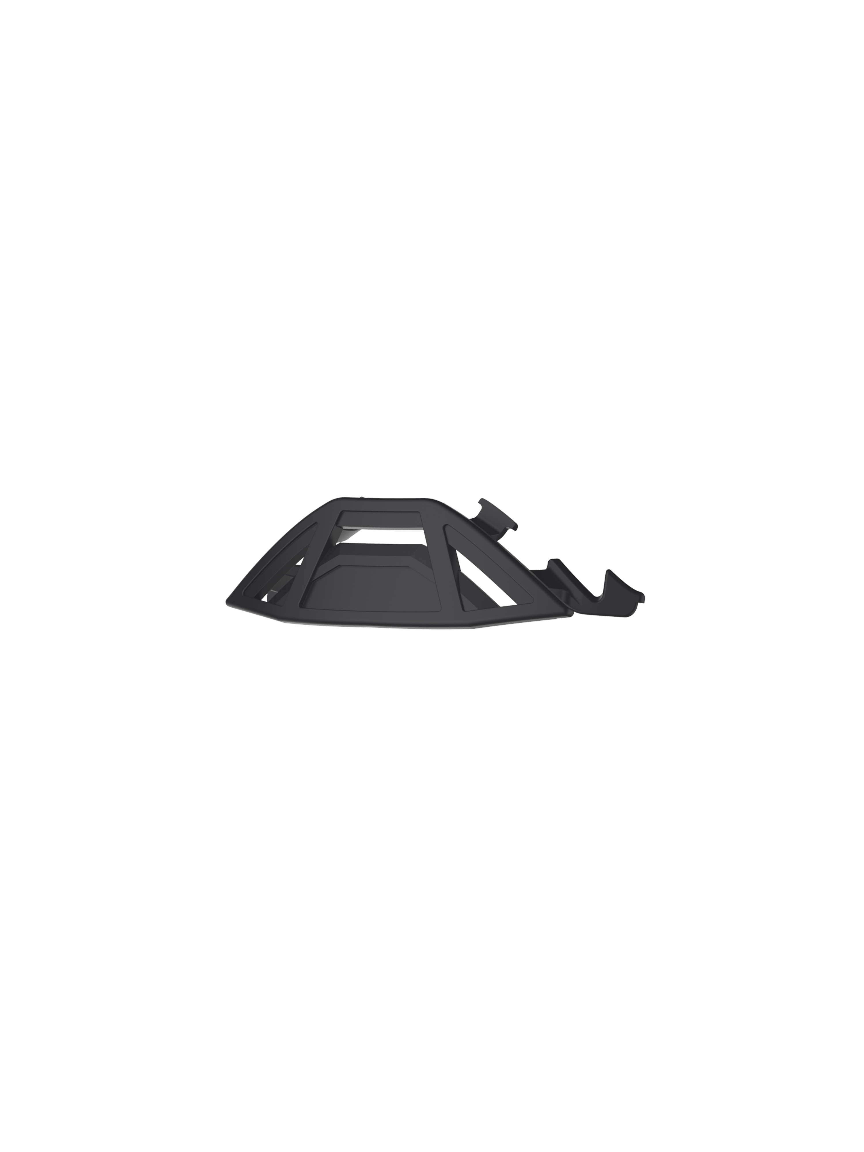 Alpinestars Supertech Nasenschutz-Ersatz, schwarzes Motocross-Schutzbrillenzubehör aus Kunststoff für Offroad-Schutz und Passform.