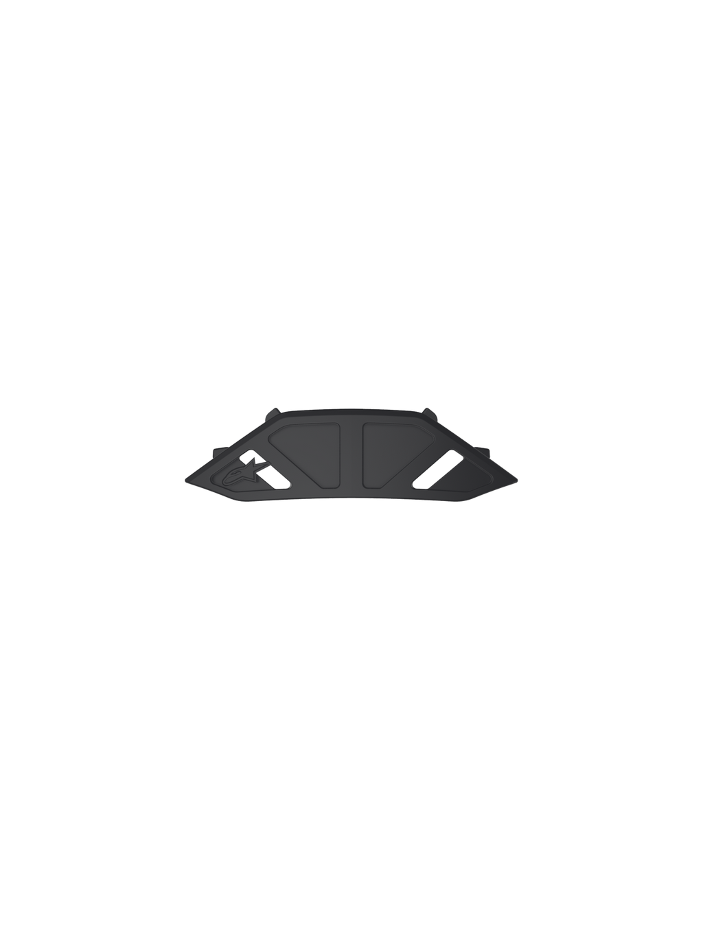 Alpinestars Vision 8-5-3 Ersatz-Nasenschutz, Motocross-Schutzbrillen-Zubehör für Offroad-Schutz, Schwarz, robuste Kunststoff-Konstruktion