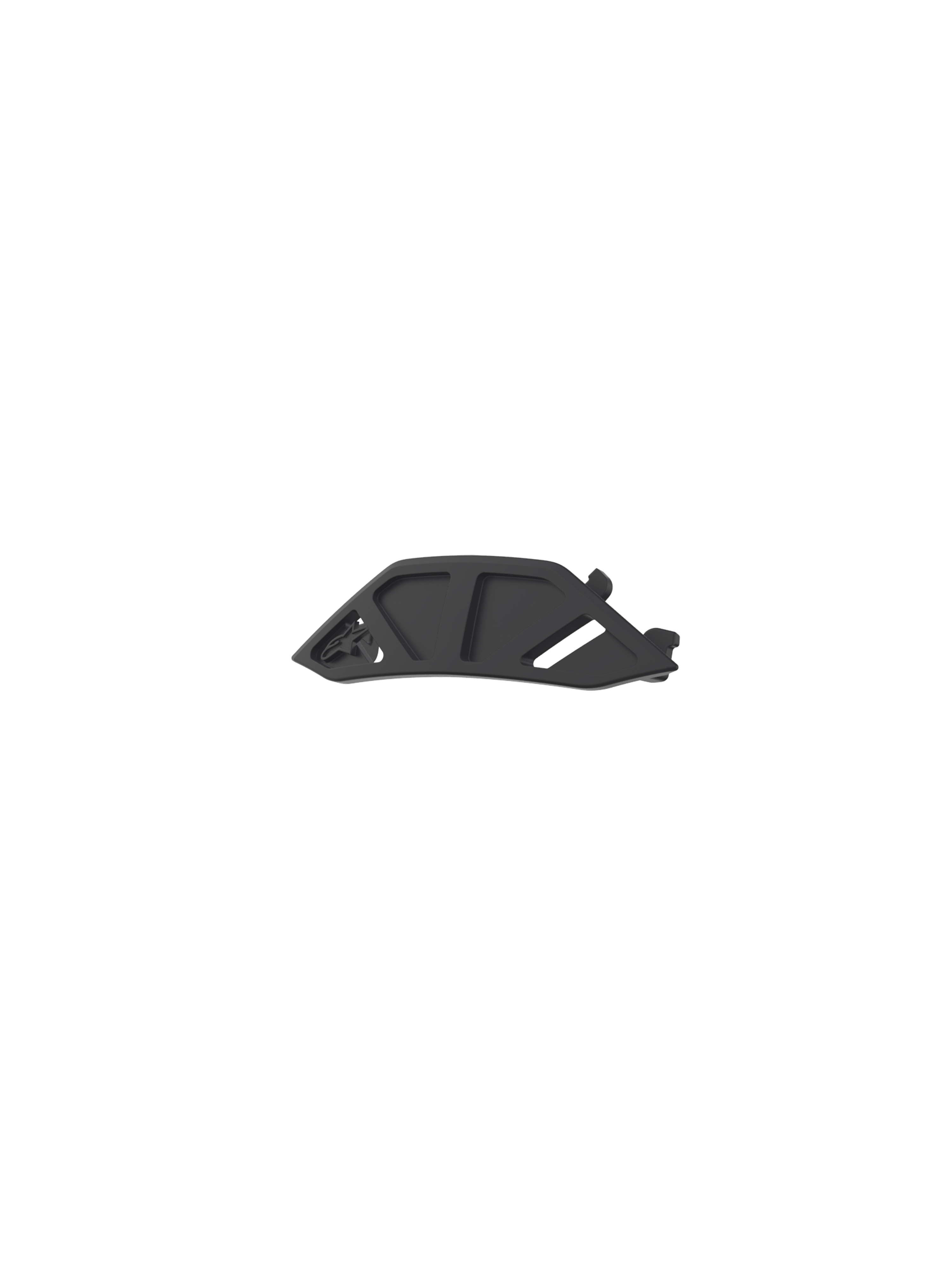 Alpinestars Vision 8-5-3 Ersatz-Nasenschutz, Motocross-Brillenzubehör, Schwarz, robuster Kunststoff für Offroad-Schutz