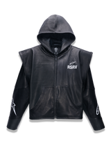 RSRV Axis Leather Hoodie
