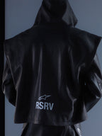 RSRV Axis Leder-Kapuzenpullover