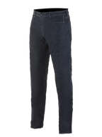 Alpinestars Copper Out V2 Riding Denim, Motorrad-Jeans, Rinse Plus Blue, gerade Passform, 13oz Comfort Denim, Five-Pocket-Stil, externer Reißverschluss für den Zugang zu Knieprotektoren, urbane Motorradbekleidung