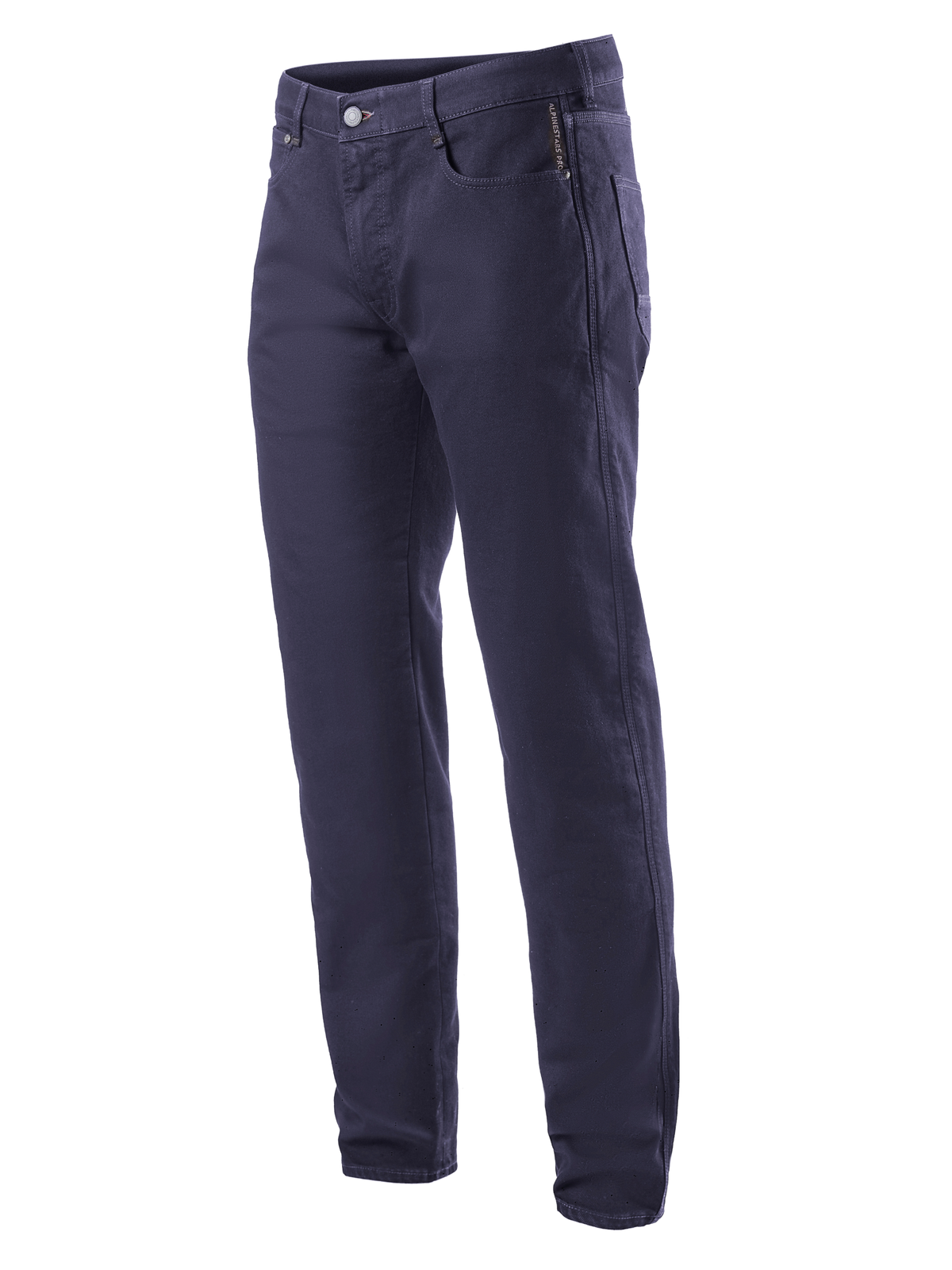 Alpinestars Copper V2 Denim Pants Short Length, Motorcycle Riding Jeans, Rinse Blue, Classic Straight-Leg Design, Button and Zip Closure, Front Pockets with Coin Pocket, Belt Loops, Durable Denim Construction