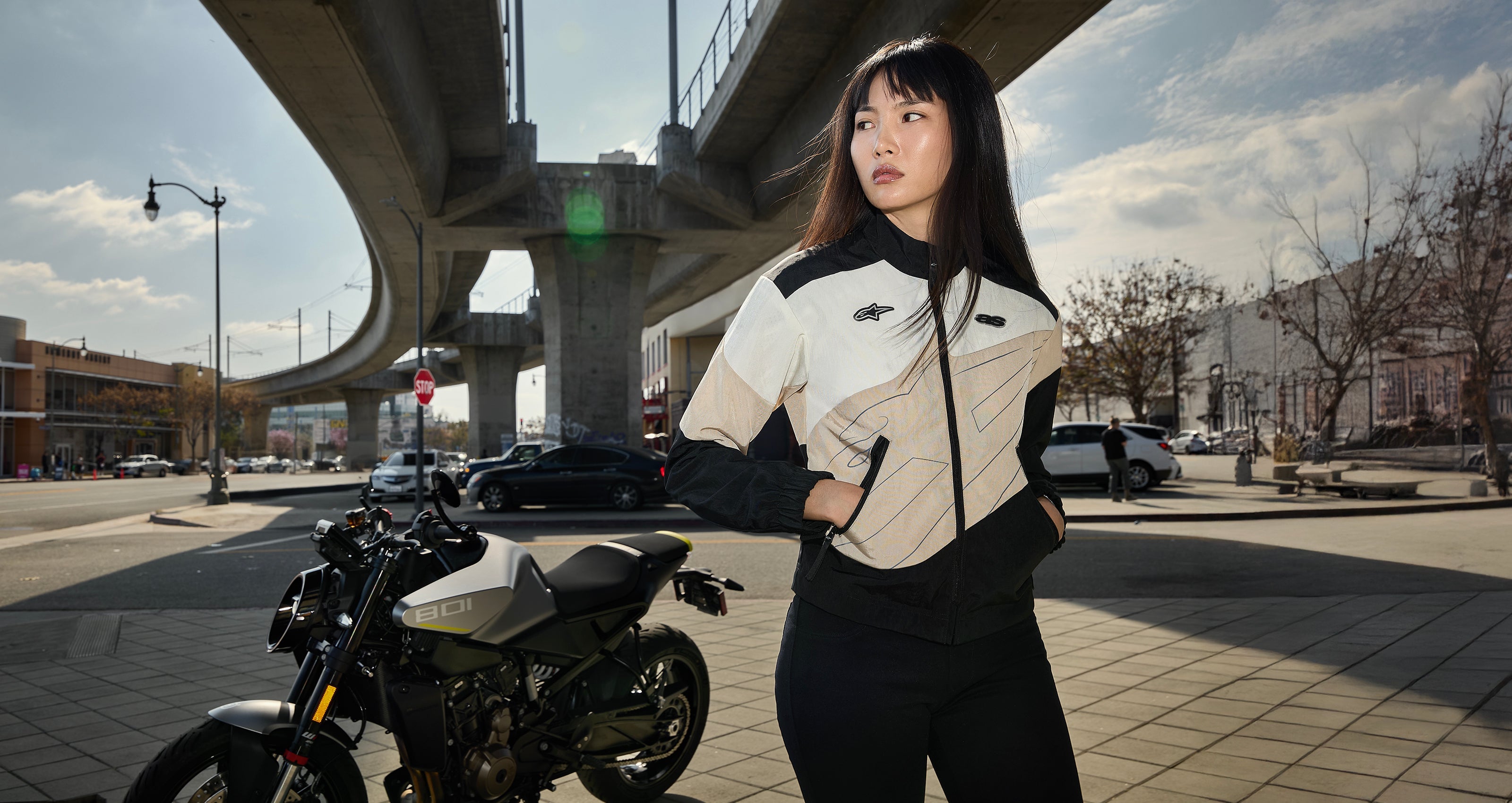 Stella Moshell - Sand Motorcycle Jacket | Alpinestars®