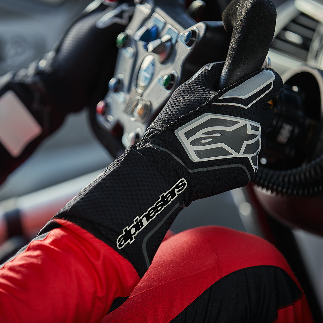 Tech-1 ZX V4 - Black Auto Gloves | Alpinestars®