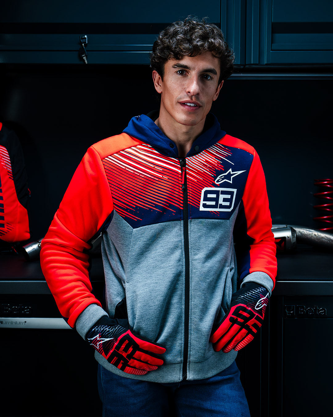 MM93 Chrome V2 Sport - Blue Motorcycle Jacket | Alpinestars® MM93 Chrome V2 Sport - Blue Motorcycle Jacket | Alpinestars®