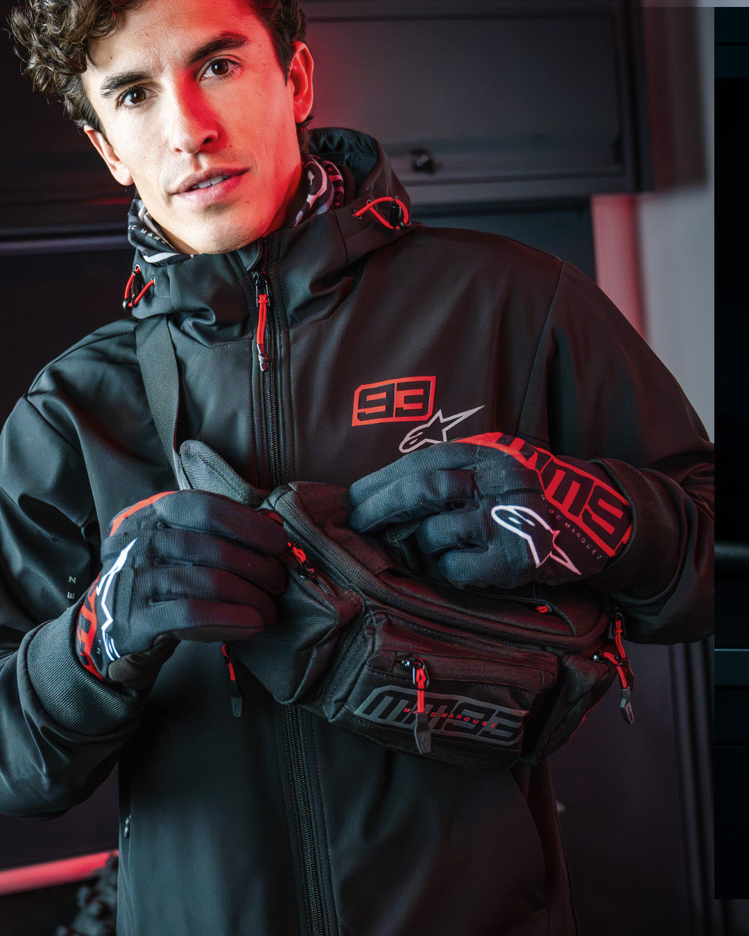 MM93 Waist Bag - Black Motorcycle Bag | Alpinestars®