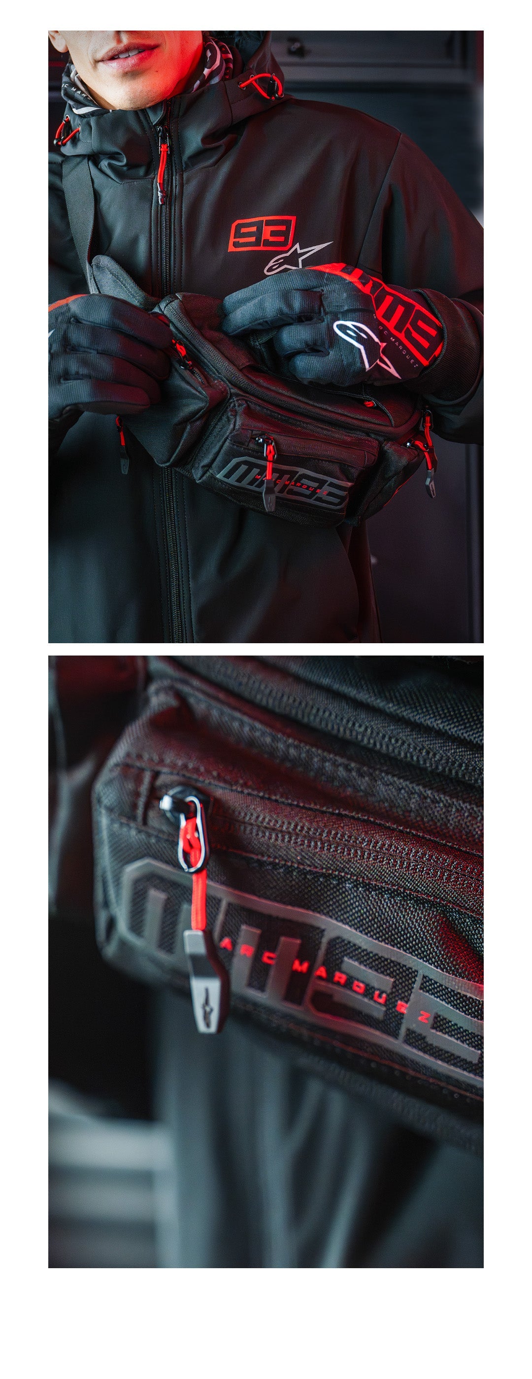 MM93 Waist Bag - Black Motorcycle Bag | Alpinestars®