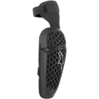 Alpinestars Youth Bionic Plus Ellenbogenschützer, Schwarz, Außenschale mit Wabenmuster und weißem Astar-Logo, doppeltes Riemenverschlusssystem, ergonomischer Schutz für Jugend-Motocross und Offroad